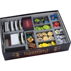 Box Insert: Castles Of Burgundy (Original, Anniversary, Card, & Dice)