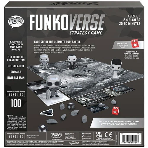 Funkoverse Strategy Game: Universal Monsters 100 4-Pack 2 Funkoverse Strategy Game: Universal Monsters 100 4-Pack - Image 2