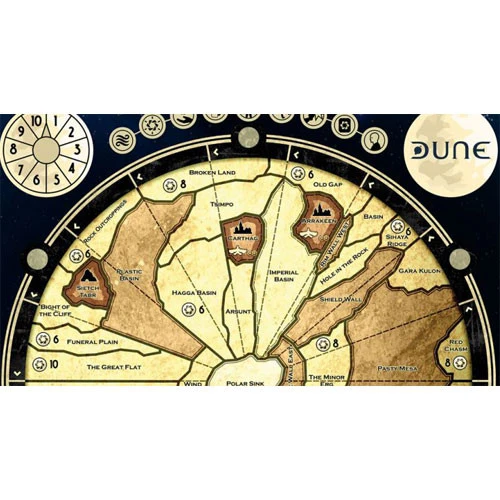 Dune Board Game: Game Mat (24" X 36") 3 Dune Board Game: Game Mat (24" X 36") - Image 3