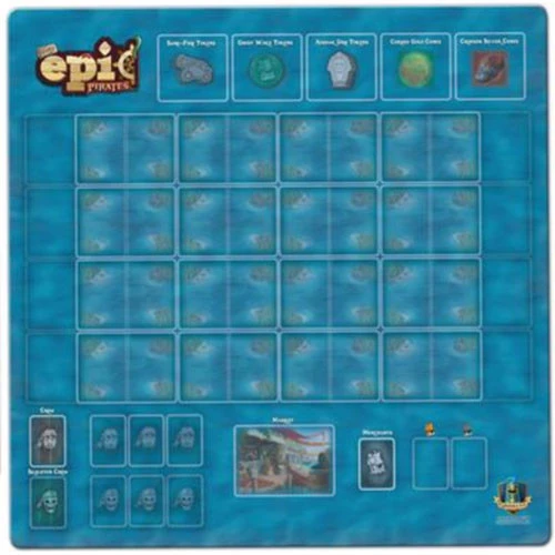 Tiny Epic Pirates: Game Mat 1 Tiny Epic Pirates: Game Mat