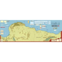 GMT Games North Africa '41 Mounted Map (Preorder)