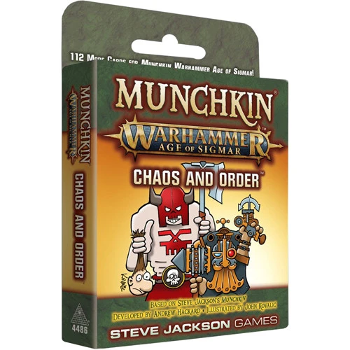 Steve Jackson Games Munchkin Warhammer Age Of Sigmar: Chaos & Order Expansion 1 Steve Jackson Games Munchkin Warhammer Age Of Sigmar: Chaos & Order Expansion