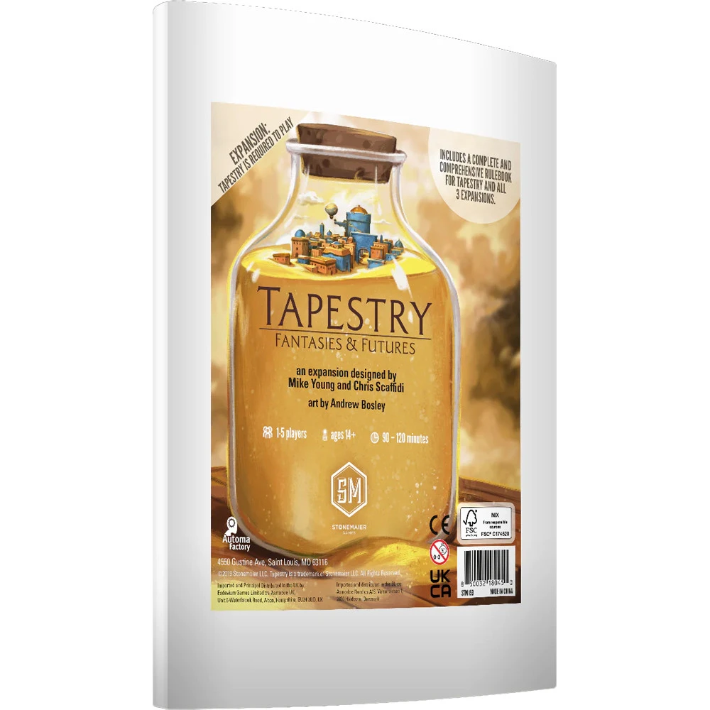 Stonemaier Games Tapestry: Fantasies & Futures 1 Stonemaier Games Tapestry: Fantasies & Futures