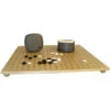 Go: Solid Wood Board With Glass Stones